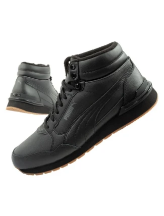 Puma ST Runner v4 Mid športové topánky Pánske členkové tenisky Black
