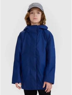 Detská prechodná bunda do dažďa s gumovým povrchom 4F 4FJWSS25TJACU213-31S