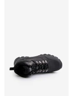 Zateplené pánske trekingové topánky Black Loreinae Zateplené pánske trekingové topánky Black Loreinae