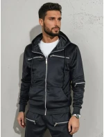 FashionStreet čierna pánska tepláková súprava AX0812