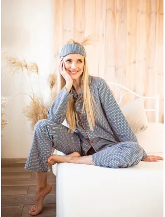 Kľúč LNS 429 B25 long/r S-XL dámske pyžamo bez zipsu