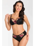 Dámska podprsenka K101/1 Gaby Black raft - Gorsenia