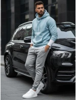 Pánska mikina s kapucňou modrá FashionStreet BX5107 Pánska mikina s kapucňou modrá FashionStreet BX5107