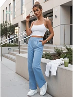 Dámske široké nohavice RITES modré FashionStreet UY2008 Dámske široké nohavice RITES modré FashionStreet UY2008