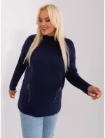 PM SW PM717 Sveter.20 tmavo modrá