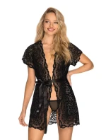 Jemný župan Giully peignoir - Obsessive Jemný župan Giully peignoir - Obsessive