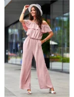 Dámsky overal KMB0005 Púder ružová - Roco Fashion