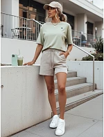 SWAN dámske šortky pistáciové FashionStreet SY0330