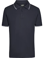 Daiber JN 986 Pánske polo tričko z piké 02.0986 tmavomodré/biele Daiber JN 986 Pánske polo tričko z piké 02.0986 tmavomodré/biele