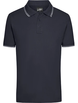 Daiber JN 986 Pánske polo tričko z piké 02.0986 tmavomodré/biele Daiber JN 986 Pánske polo tričko z piké 02.0986 tmavomodré/biele