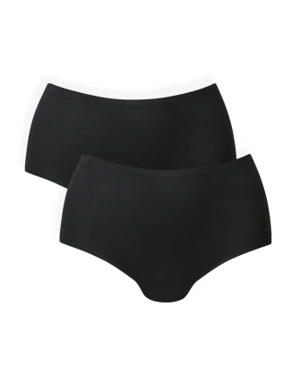 Kalhotky Essential Higher 2pack 1343-2 black - Anita Classix Kalhotky Essential Higher 2pack 1343-2 black - Anita Classix