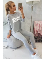 Súprava s potlačou Queen grey