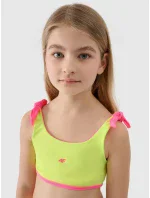 Dievčenské dvojdielne plavky 4F - zelené/ružové