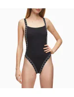 Jednodielne plavky KW0KW00971-BEH čierna - Calvin Klein
