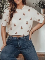 Dámske tričko HONTEY biele FashionStreet RY2551