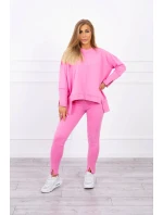 Súprava s oversize blúzkou svetlo ružová Súprava s oversize blúzkou svetlo ružová