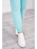 Súprava s blúzkou vo farbe mint