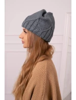 Dámska čiapka Liliana K375 tmavo šedá