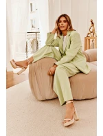 Sandały Damskie Na Słupku Z Paseczkiem Beżowe Fevenne