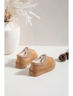 Śniegowce Dziecięce Z Haftem Camel Prina