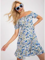 Šaty RO SK 2522 5.32P biela a modrá