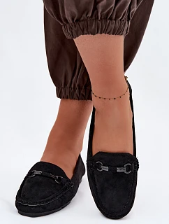 Dámske mokasíny 6358 black - Sweet Shoes