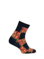 Chlapčenské vzorované ponožky Wola U24.P01;W24.P01 21-26 Chlapčenské vzorované ponožky Wola U24.P01;W24.P01 21-26
