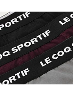 Le Coq Sportif pánske boxerky 3PAK black grey burgundy Le Coq Sportif pánske boxerky 3PAK black grey burgundy