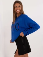 Mikina EM BL 857.88 kobaltovo modrá