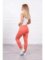 Dámske nohavice 2628-1 apricot - Kesi