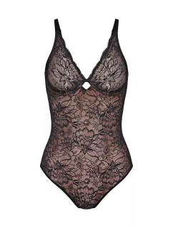 Dámske body Amourette Charm BS - BLACK - čierna 0004 - TRIUMPH