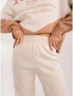 Dámska dvojdielna súprava s voľným svetrom béžová/kamenná (1497) Dámska dvojdielna súprava s voľným svetrom béžová/kamenná (1497)