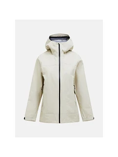 Dámska bunda PEAK PERFORMANCE W Treeline Gore-Tex 3L Shell Jacket, farba béžová
