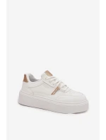 Damskie Sneakersy Na Platformie Big Star SS274359 Białe