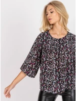 Blúzka CHA BZ 3203 1.42 čierna a ružová