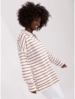 Blúzka LK BZ 509314.83 bielo-hnedá