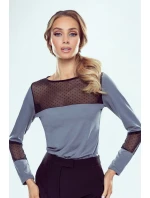 Blúzka Tifany Grey-Black - Eldar