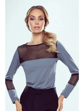 Blúzka Tifany Grey-Black - Eldar