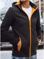 Pánska softshellová bunda čierna FashionStreet TX4175