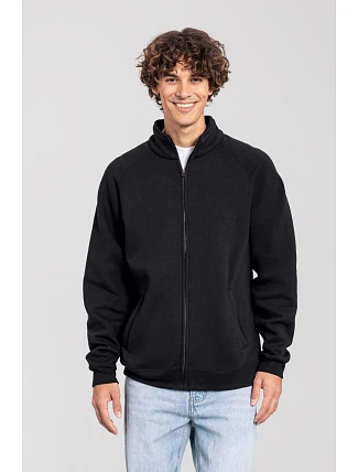 Fruit of the Loom Iconic Premium Sweat Jacket Mikina z hrubej bavlny 16.2290 čierna Fruit of the Loom Iconic Premium Sweat Jacket Mikina z hrubej bavlny 16.2290 čierna