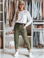 Dámske chinos nohavice CHINOSKA khaki FashionStreet nohavice UY2558 Dámske chinos nohavice CHINOSKA khaki FashionStreet nohavice UY2558