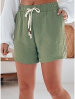 Dámske šortky NOT TOMORROW green FashionStreet SY0448 Dámske šortky NOT TOMORROW green FashionStreet SY0448