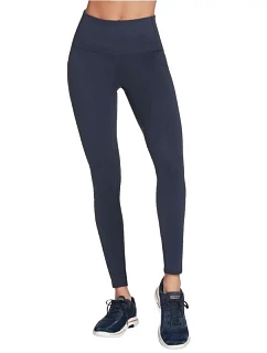 Legíny Skechers Go Walk s vysokým pásom W03LG30B-NVY, tmavomodré, veľkosť L