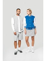 Kariban K 497 Unisexová mikina „Teddy“ 20.K497 červená/biela Kariban K 497 Unisexová mikina „Teddy“ 20.K497 červená/biela
