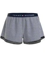Dámske pyžamové šortky WOVEN SHORT PRINT UW0UW04944 02G tm. modro-biele - Tommy Hilfiger Dámske pyžamové šortky WOVEN SHORT PRINT UW0UW04944 02G tm. modro-biele - Tommy Hilfiger