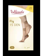 Dámske hodvábne ponožky FLY SOCKS 15 DEN Almond - BELLINDA Dámske hodvábne ponožky FLY SOCKS 15 DEN Almond - BELLINDA