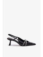 Lodičky na podpätku model 213891 Krok vo veľkom štýle Lodičky na podpätku model 213891 Krok vo veľkom štýle