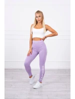 Brooklyn legíny nohavice svetlo fialovej