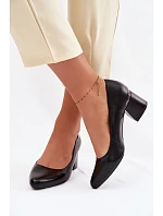 Lodičky na podpätku Vinceza 62292 Black Lodičky na podpätku Vinceza 62292 Black