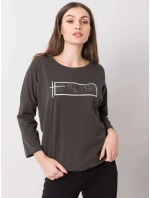 Blúzka RV BZ 6222.18 tmavá khaki